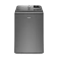 Maytag - 5.2 Cu. Ft. High Efficiency Smart Top Load Washer with Extra Power Button - Metallic Slate - Front_Zoom