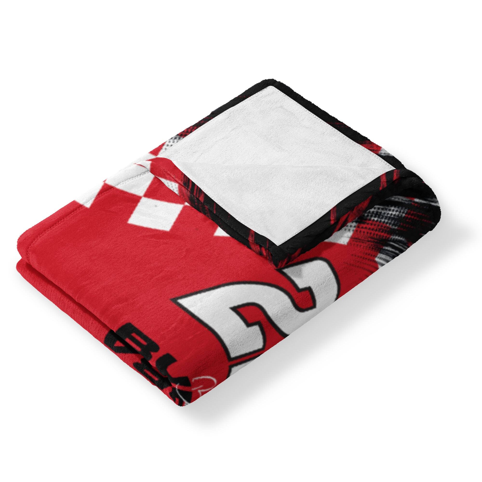 Alt View 3. Northwest - Bubba Wallace Silk Touch Throw Blanket - Multicolor.