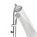 Angle. Akicon - Akicon Shower System with High Pressure Rain Shower Head and 6-Mode Handheld Spray Combo in Polished Chrome - Polished Chrome.