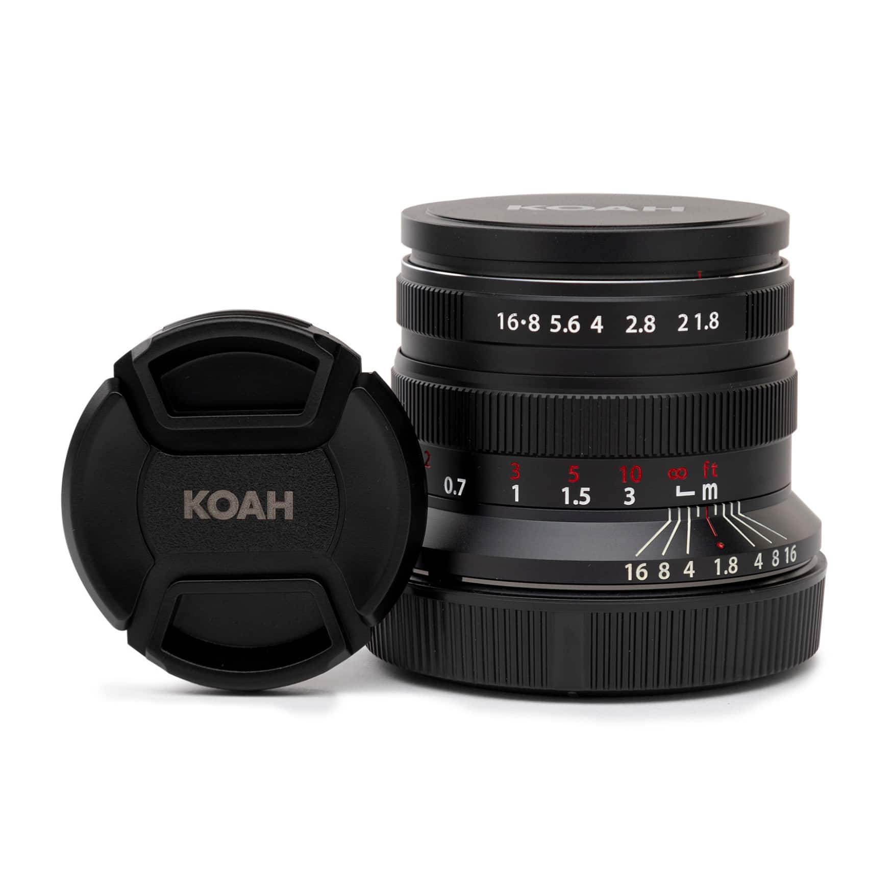 Koda - Koah Artisans 55mm f/1.8 Large Aperture Manual Focus Lens for Sony E (Black) - Black