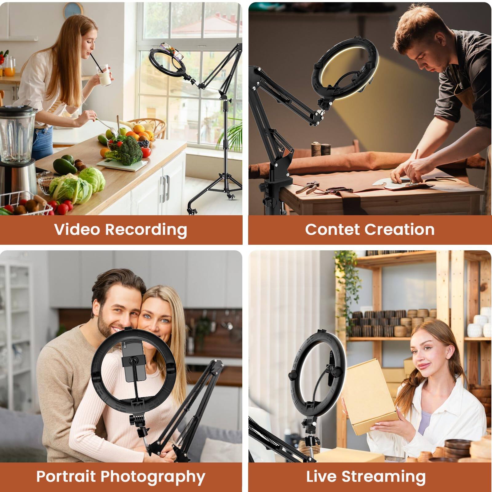 Video Recording  
Content Creation  
Portrait Photography  
Live Streaming