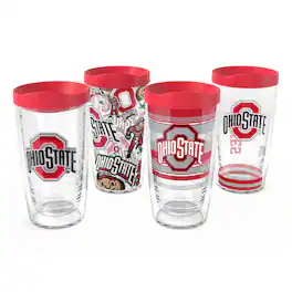 Tervis - Ohio State Buckeyes Four-Pack 16oz. Classic Tumbler Set - Multicolor