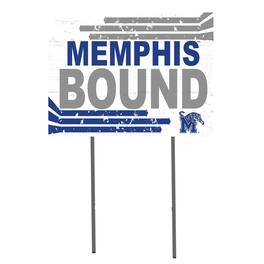 Jardine - Memphis Tigers 18'' x 24'' Bound Yard Sign - White
