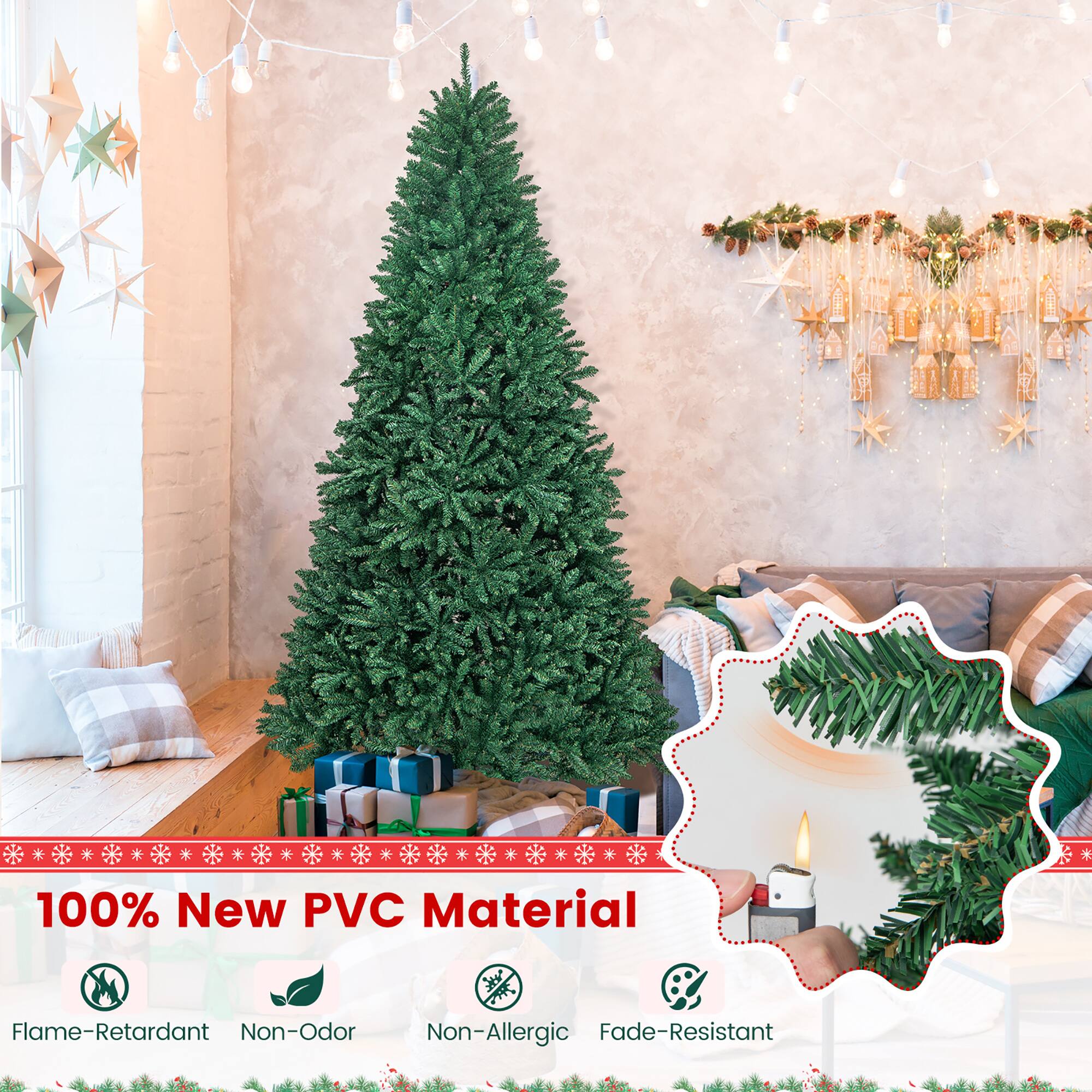 100% New PVC Material  
Flame-Retardant  
Non-Odor  
Non-Allergic  
Fade-Resistant