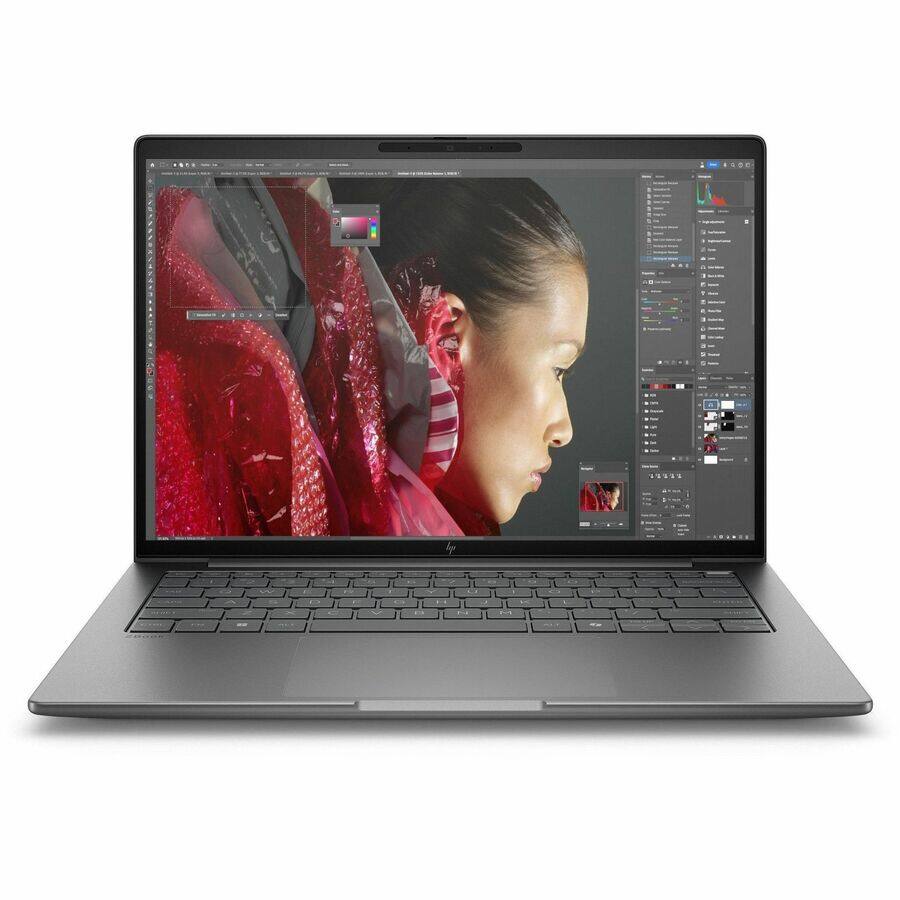 The text on the image is not clear enough to be accurately grouped or corrected. However, based on the context of the image showing a laptop with a photo editing software interface, here is a general structure of what the text might look like:

1. **Top Left Corner:**
   - "File" (menu bar)
   - "Edit" (menu bar)
   - "Image" (menu bar)
   - "Layer" (menu bar)
   - "Select" (menu bar)
   - "Filter" (menu bar)
   - "View" (menu bar)
   - "Window" (menu bar)
   - "Help" (menu bar)

2. **Top Right Corner:**
   - "Zoom In" (tool)
   - "Zoom Out" (tool)
   - "Hand" (tool)
   - "Move" (tool)
   - "Select" (tool)
   - "Brush" (tool)
   - "Eraser" (tool)
   - "Crop" (tool)
   - "Slice" (tool)
   - "Slice Select" (tool)
   - "Slice, Slice, Slice Again" (tool)
   - "Slice Select" (tool)
   - "Slice,
