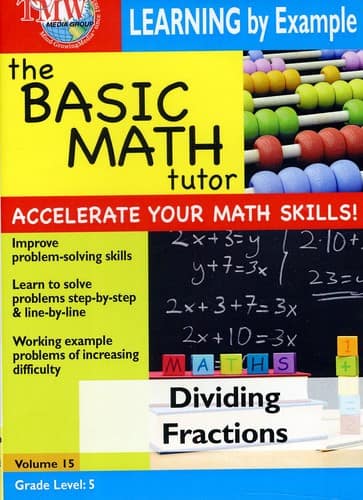Basic Math Tutor Dividing Fractions  - DVD