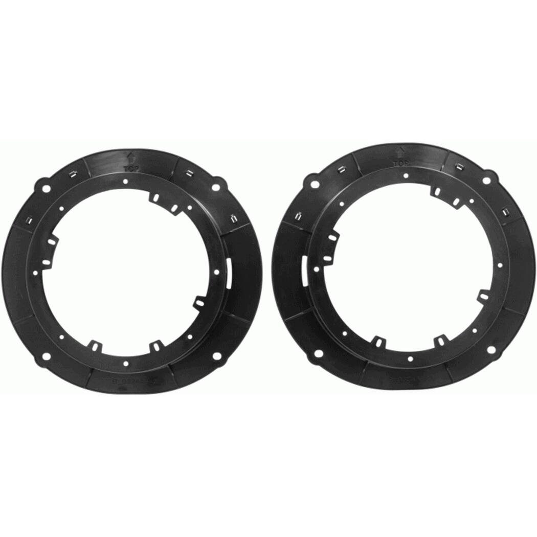 Metra - Speaker Adapter Plate for Select AUDI 2017-2023 Vehicles (2-Pack) - Black