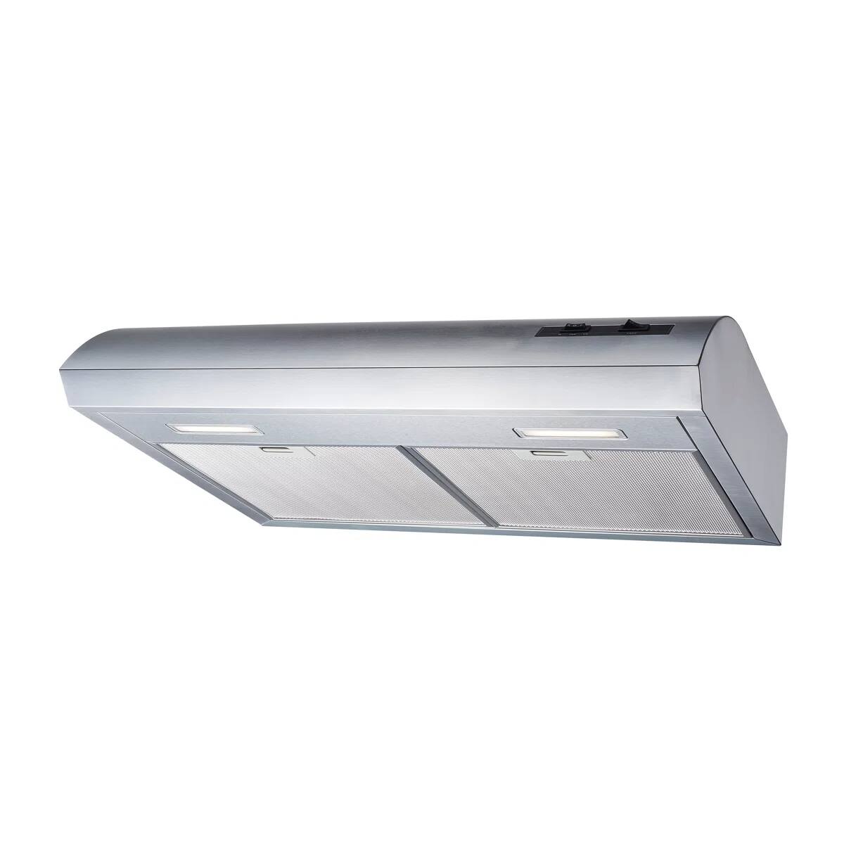 Back. Winflo - Winflo 30 inch Convertible 330-CFM Stainless steel Under Cabinet Range Hood - Stainless Steel.