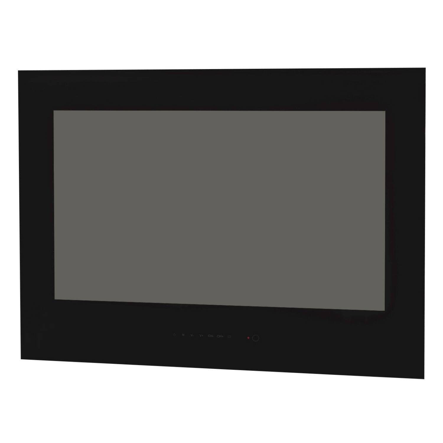 Angle. ParallelAV - 24" Heat-Resistant WaterProof Sauna TV - Black.