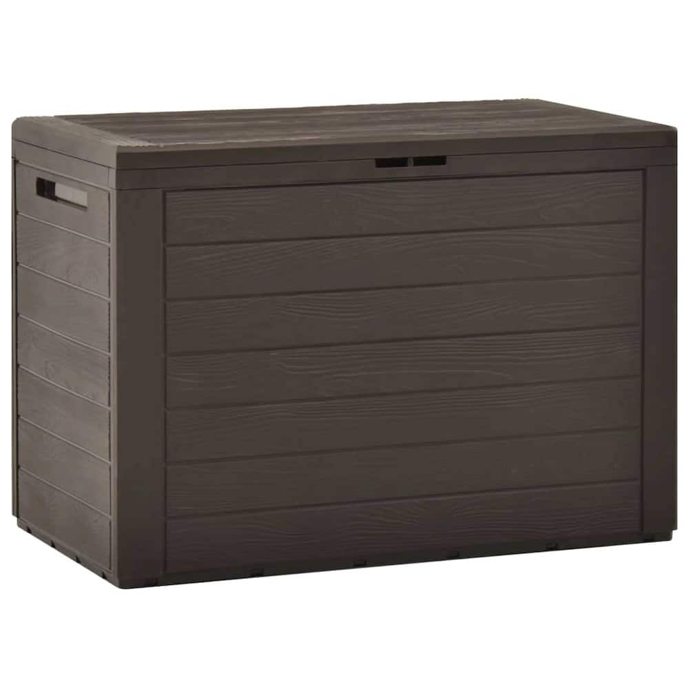 vidaXL - Storage Box Polypropylene Storage Box - Brown