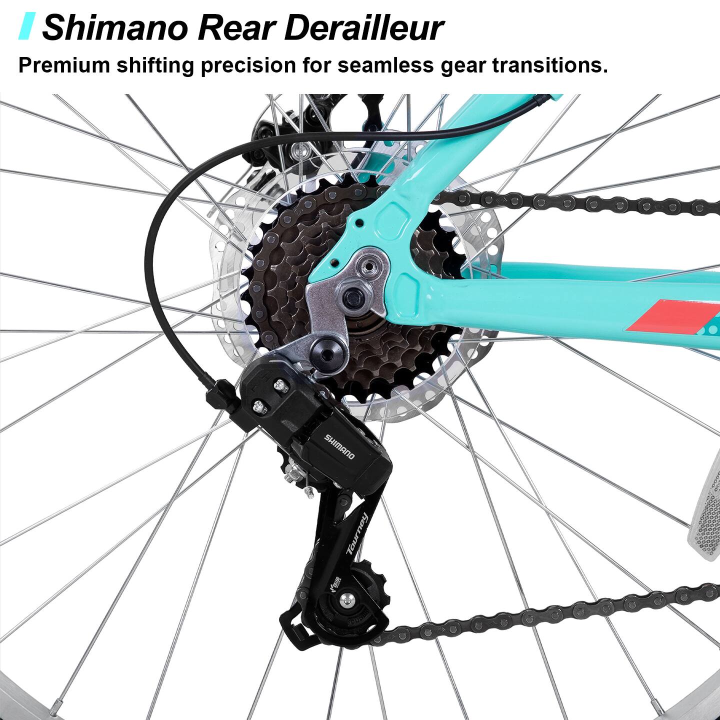 Shimano Rear Derailleur

Premium shifting precision for seamless gear transitions.