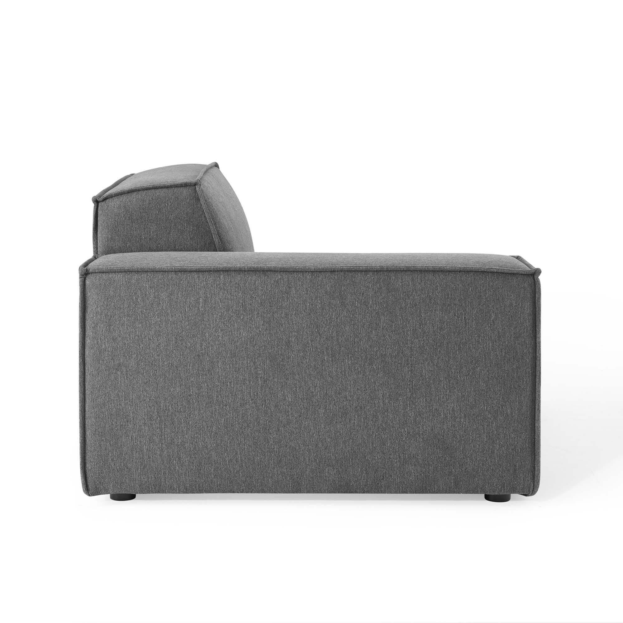 Back. Modway - Restore 2-Piece Sectional Sofa by Modway - Brown.