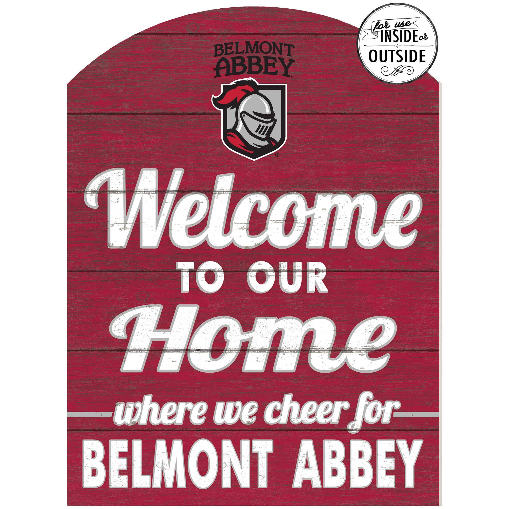 Belmont Abbey Crusaders 16'' x 22'' Indoor/Outdoor Marquee Sign