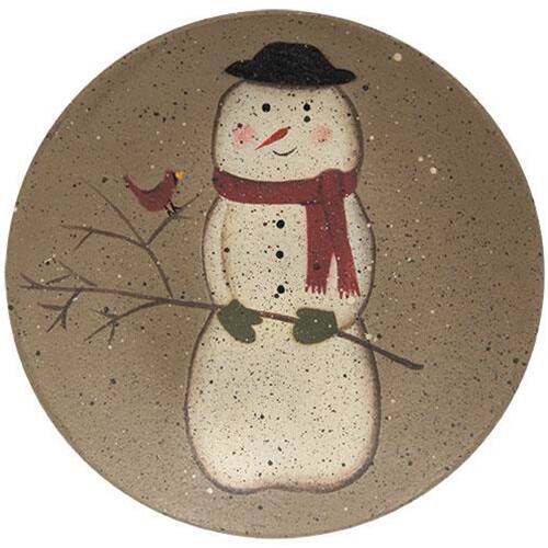 Back. BreeBe - Snow Parade Plate - 6" - 3 Asstd. - Multicolor.