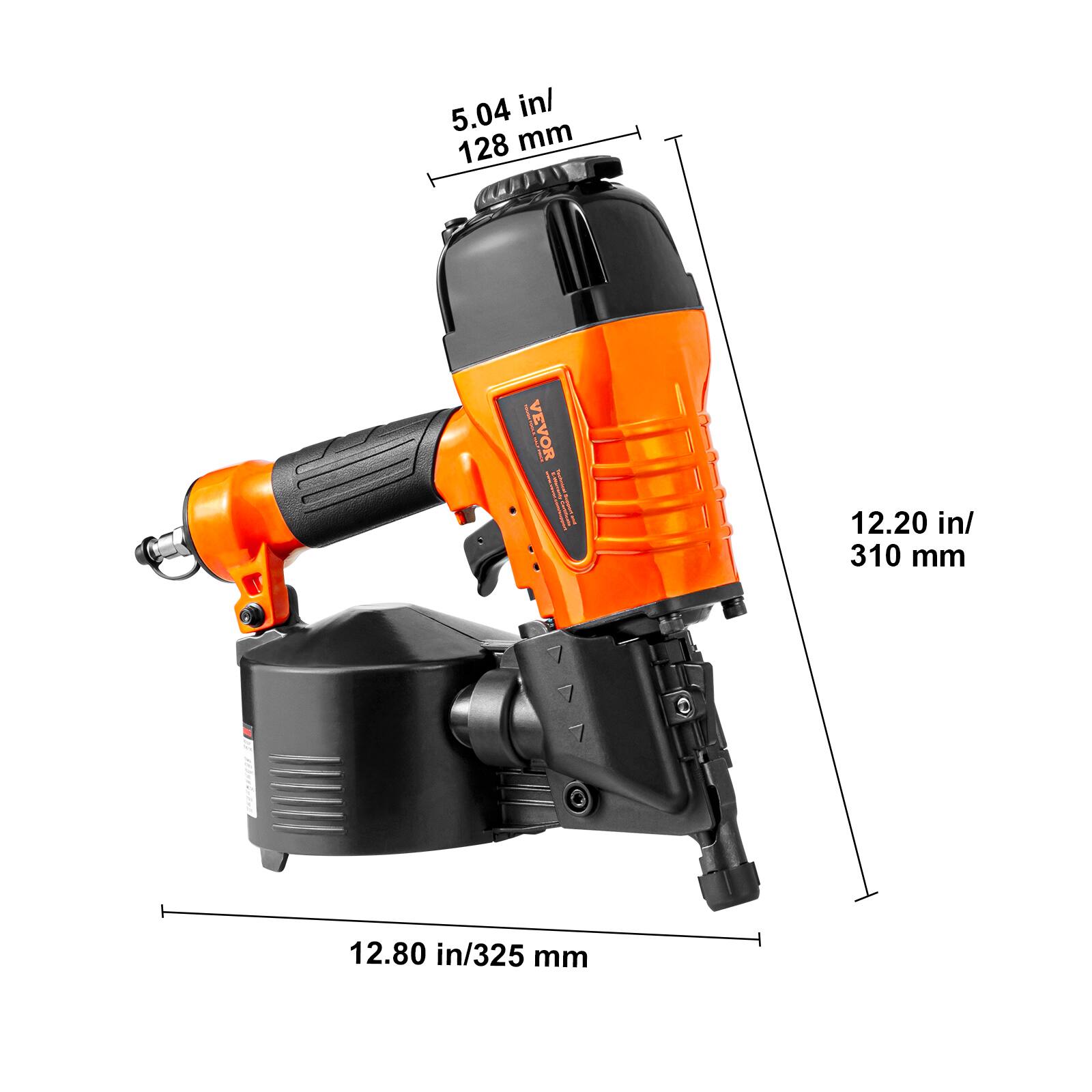 5.04 in / 128 mm  
12.20 in / 310 mm  
12.80 in / 325 mm
