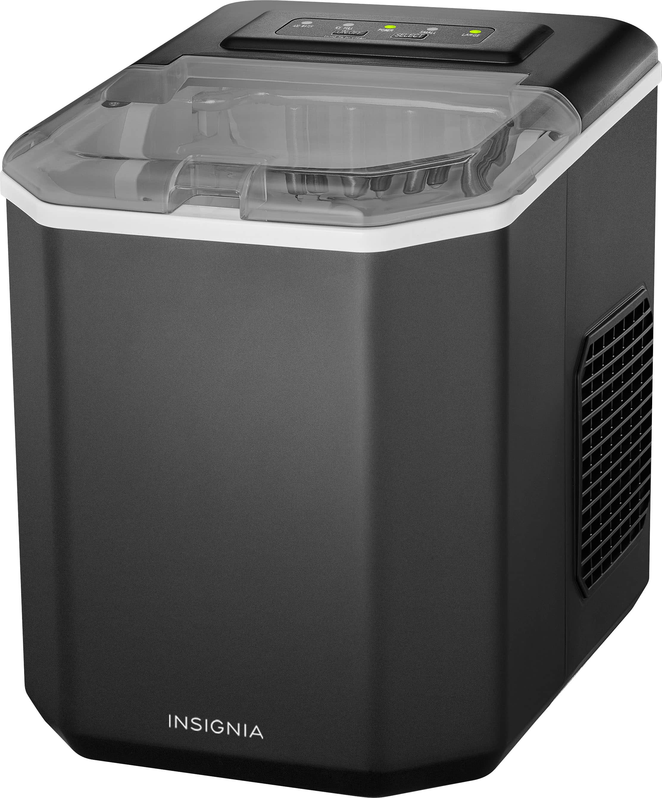 Alt View 13. Insignia™ - 16 lb. Portable Icemaker with Ice Scoop and Scoop Holder - Black.