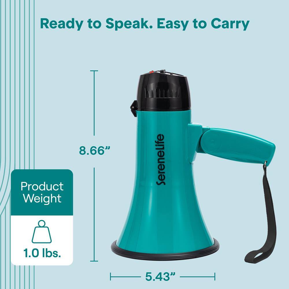 Ready to Speak. Easy to Carry

8.66" Product Weight 1.0 lbs.
SereneLife
5.43"