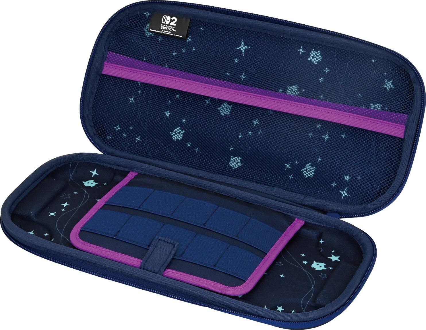 Angle. Hori - Vault Case (Universe Rosalina) for Nintendo Switch 2 - Purple.