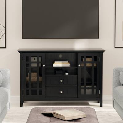 Simpli Home Bedford Tall TV Media Stand Black AXCBED-01-BL - Best Buy Simpli Home Bedford Tall TV Media Stand Black AXCBED-01-BL - Best Buy