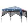 Gymax - 10' x 10' Outdoor Pop-up Canopy Tent w/ Mesh Sidewalls Carrying Bag - as pic