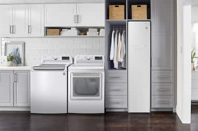 LG Styler 18 in Wide Smart Steam Clothing Care System White S3WFBN LG Styler 18 in Wide Smart Steam Clothing Care System White S3WFBN