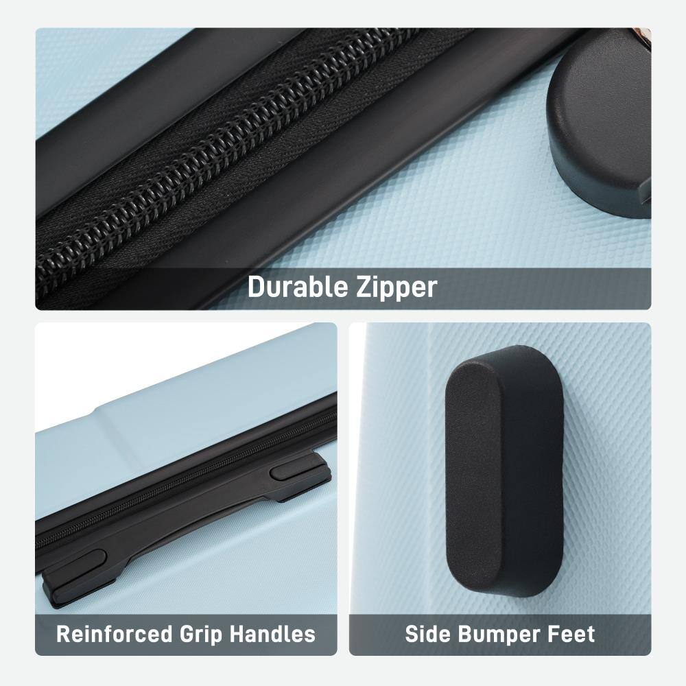 Durable Zipper  
Reinforced Grip Handles  
Side Bumper Feet