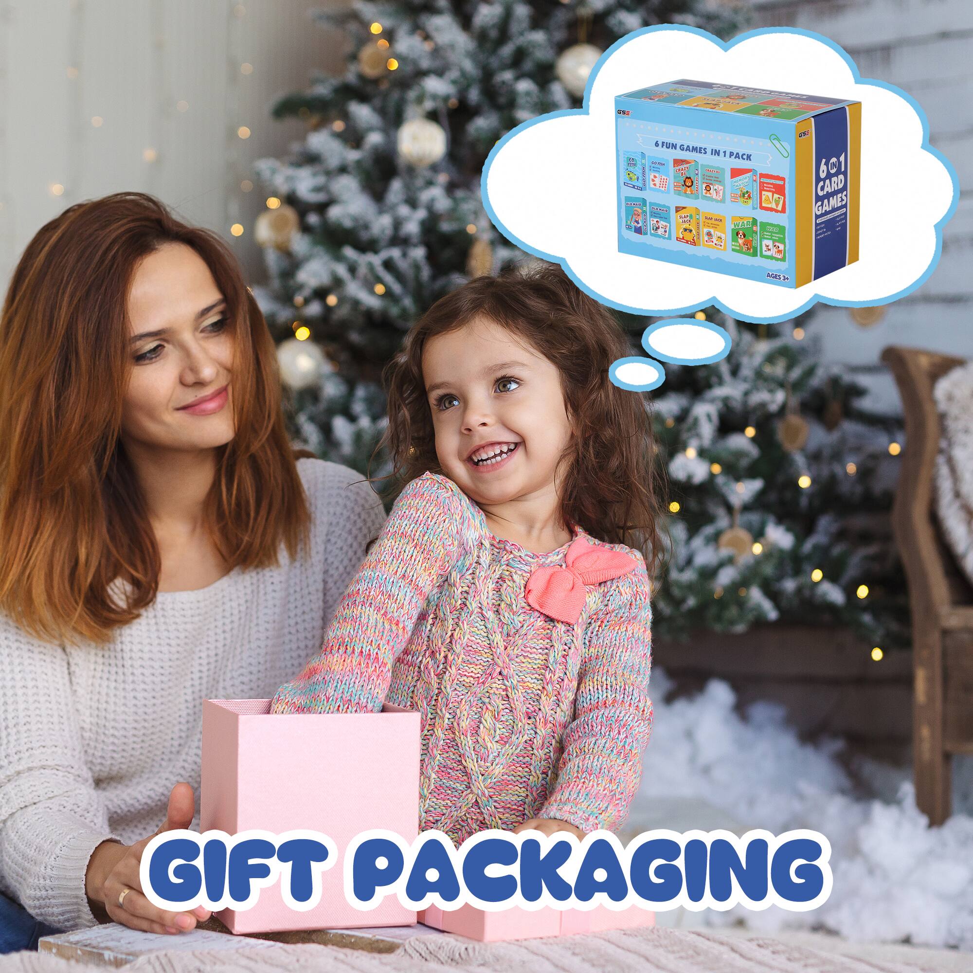 6 FUN GAMES IN 1 PACK  
601 CARD GAMES  
GIFT PACKAGING