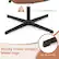 330 LBS SGS-certified Gas Lift Sturdy Cross-shaped Metal Legs Non-slip Foot Pads