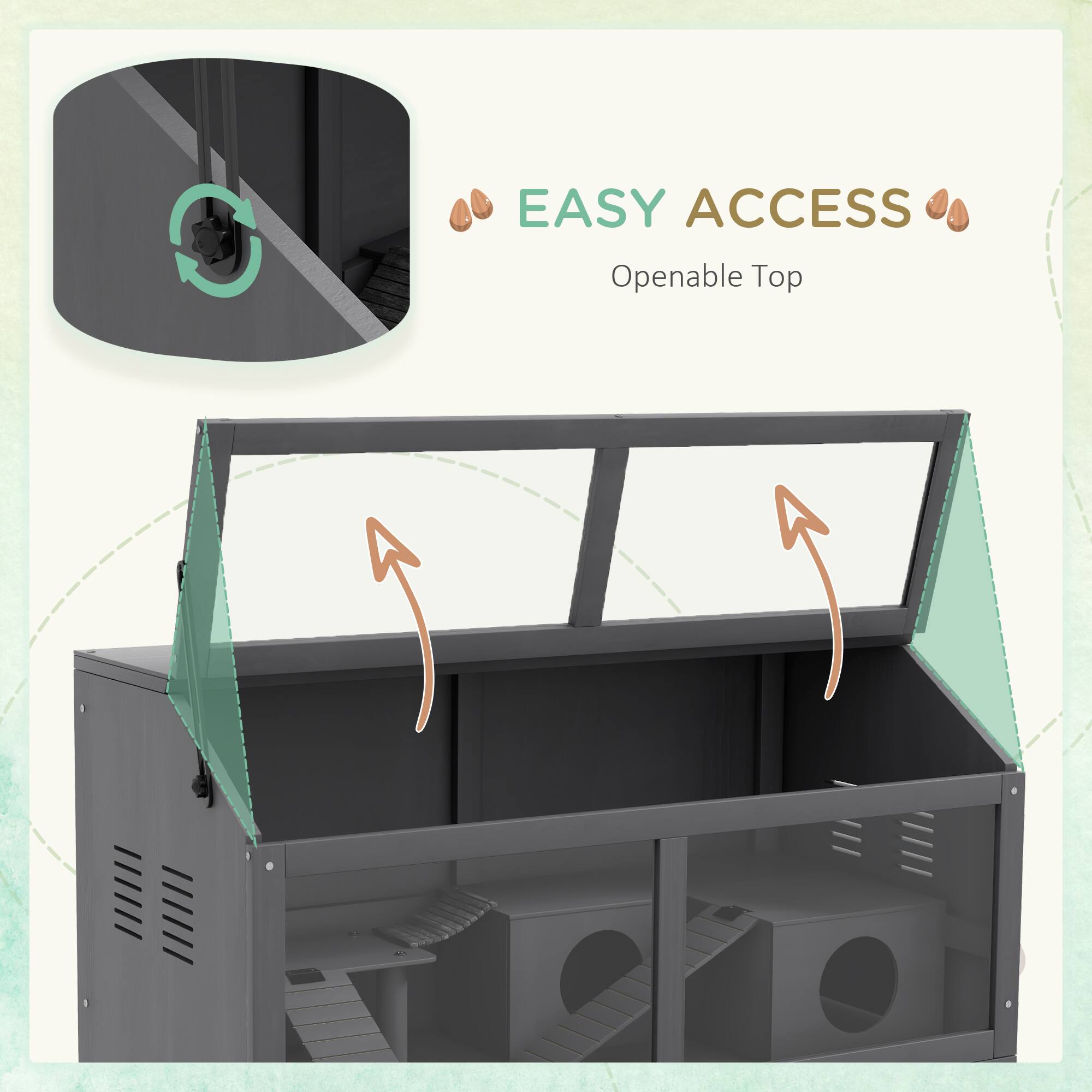 EASY ACCESS  
Openable Top