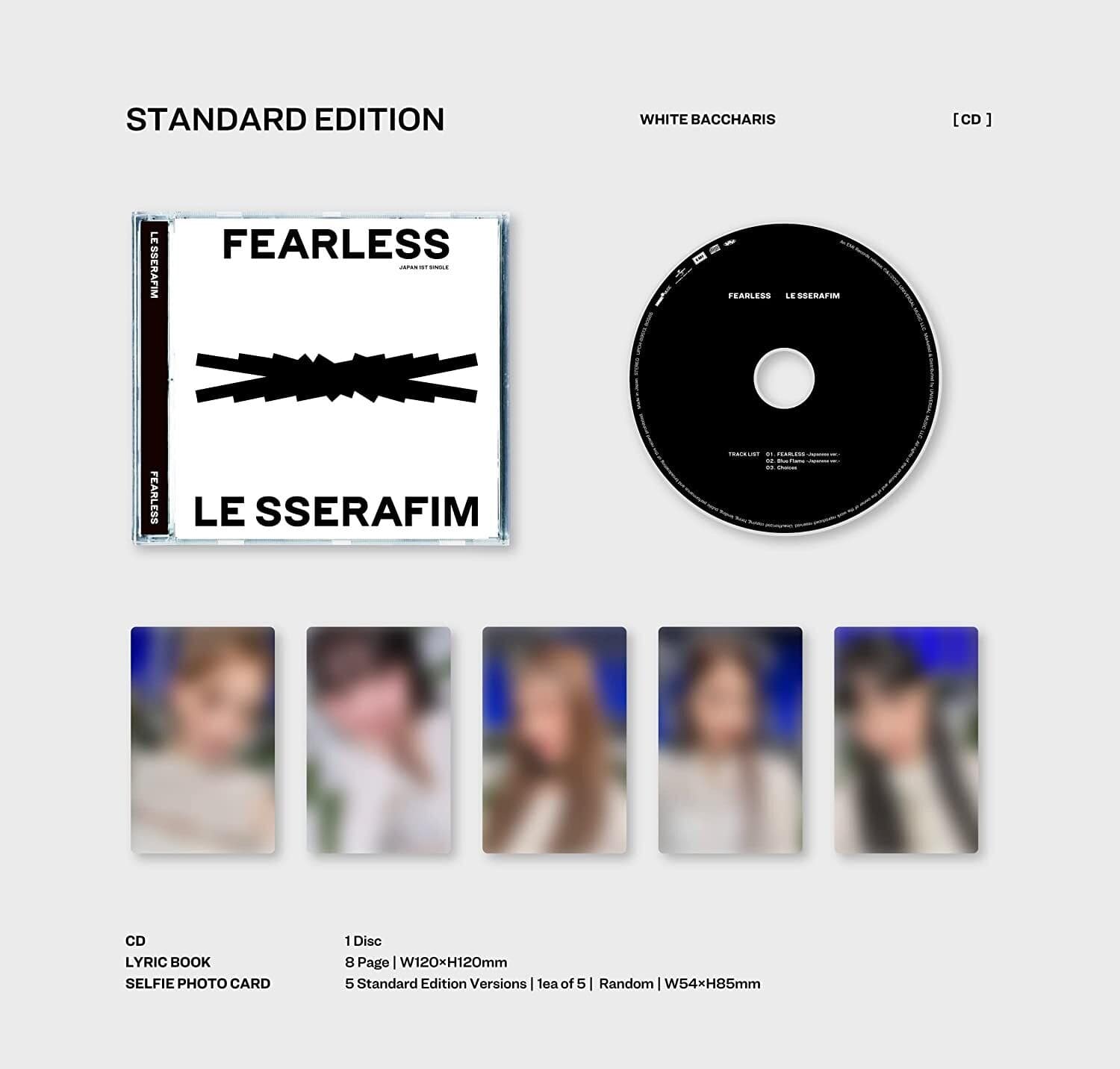 Le Sserafim - LE SSERAFIM - Fearless (Standard Edition CD)   - COMPACT DISCS price history on PriceWatchPro