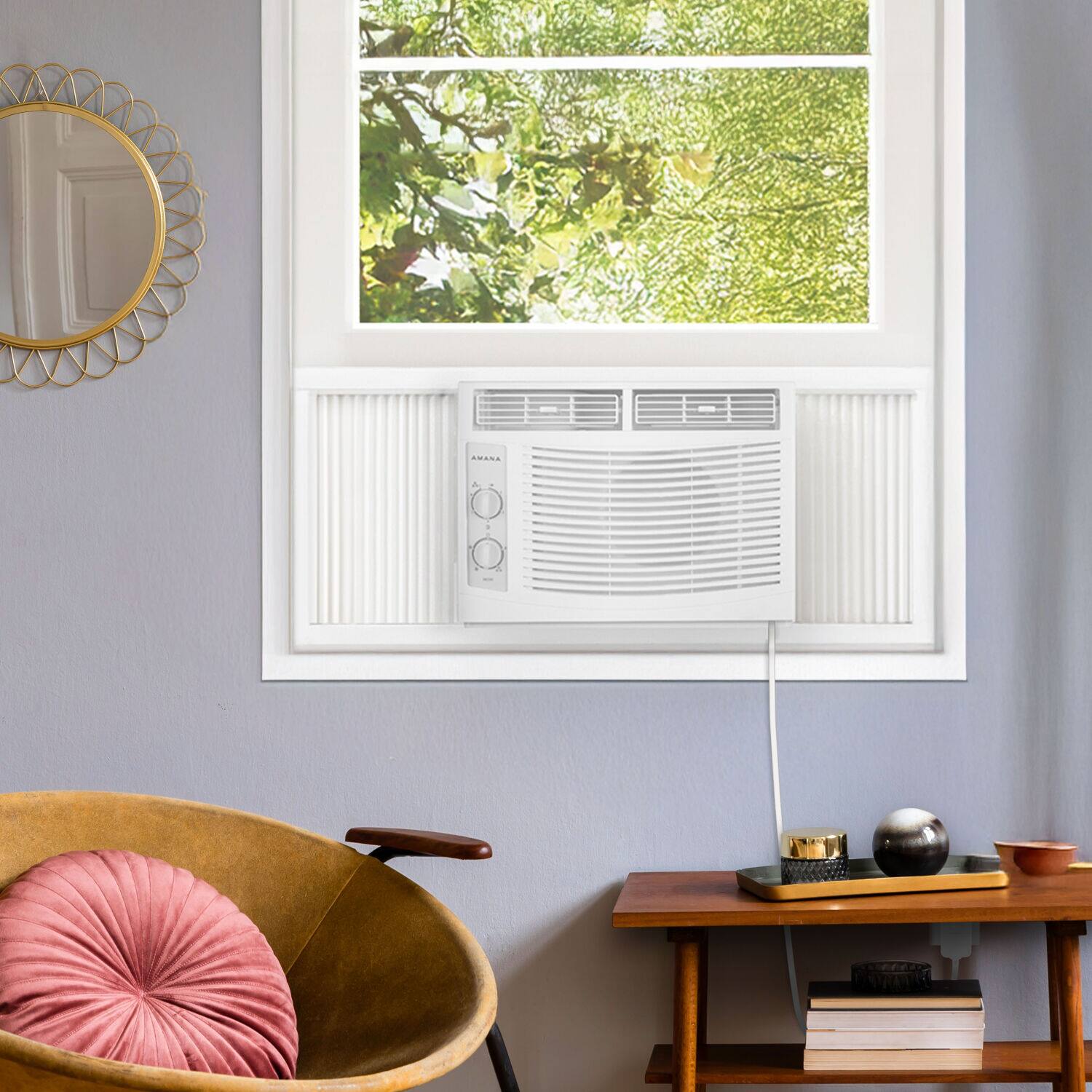 Alt View 23. Amana - 150 Sq. Ft. 5,000 BTU Window Air Conditioner - White.
