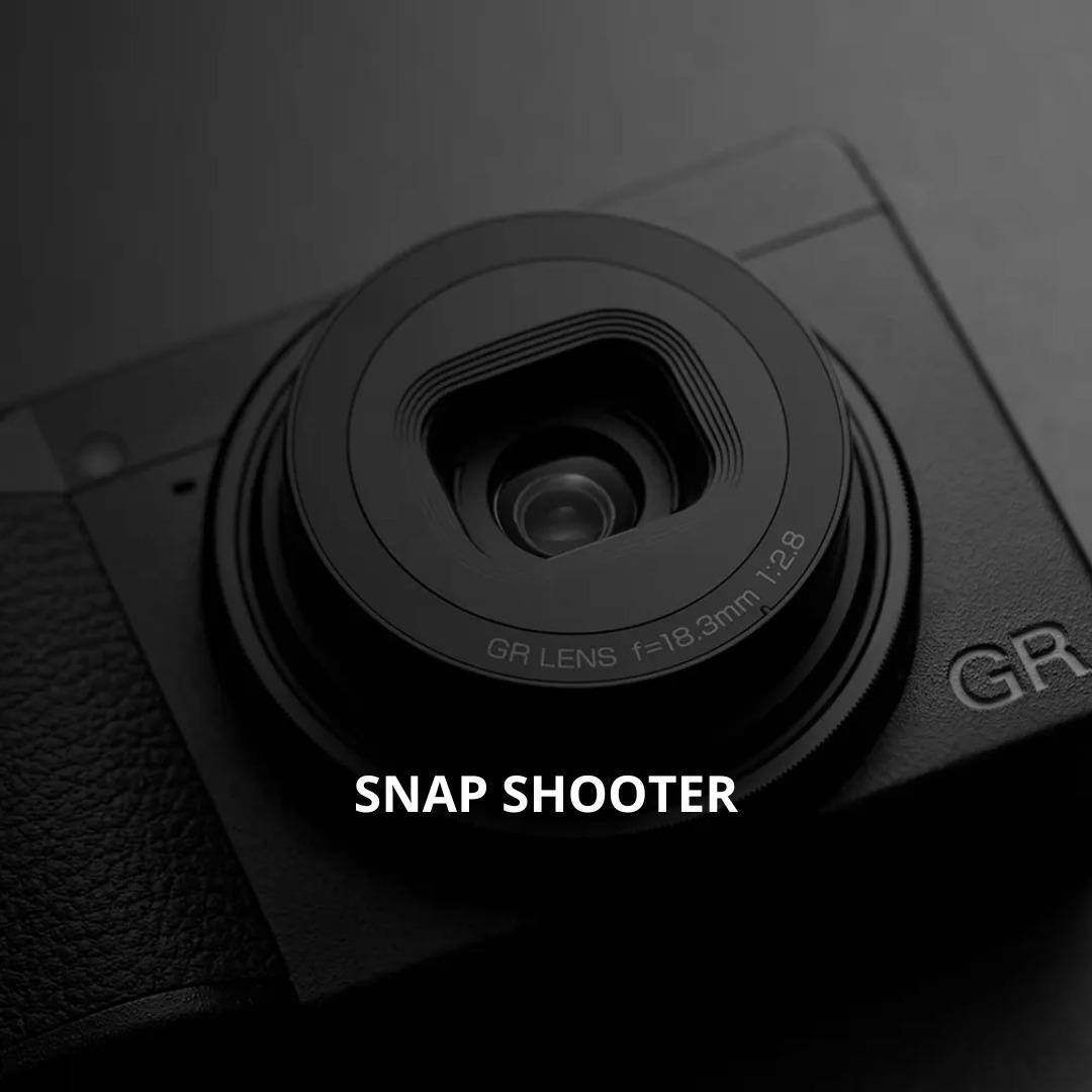 GR LENS f=18.3mm 1:2.8  
GR  
SNAP SHOOTER