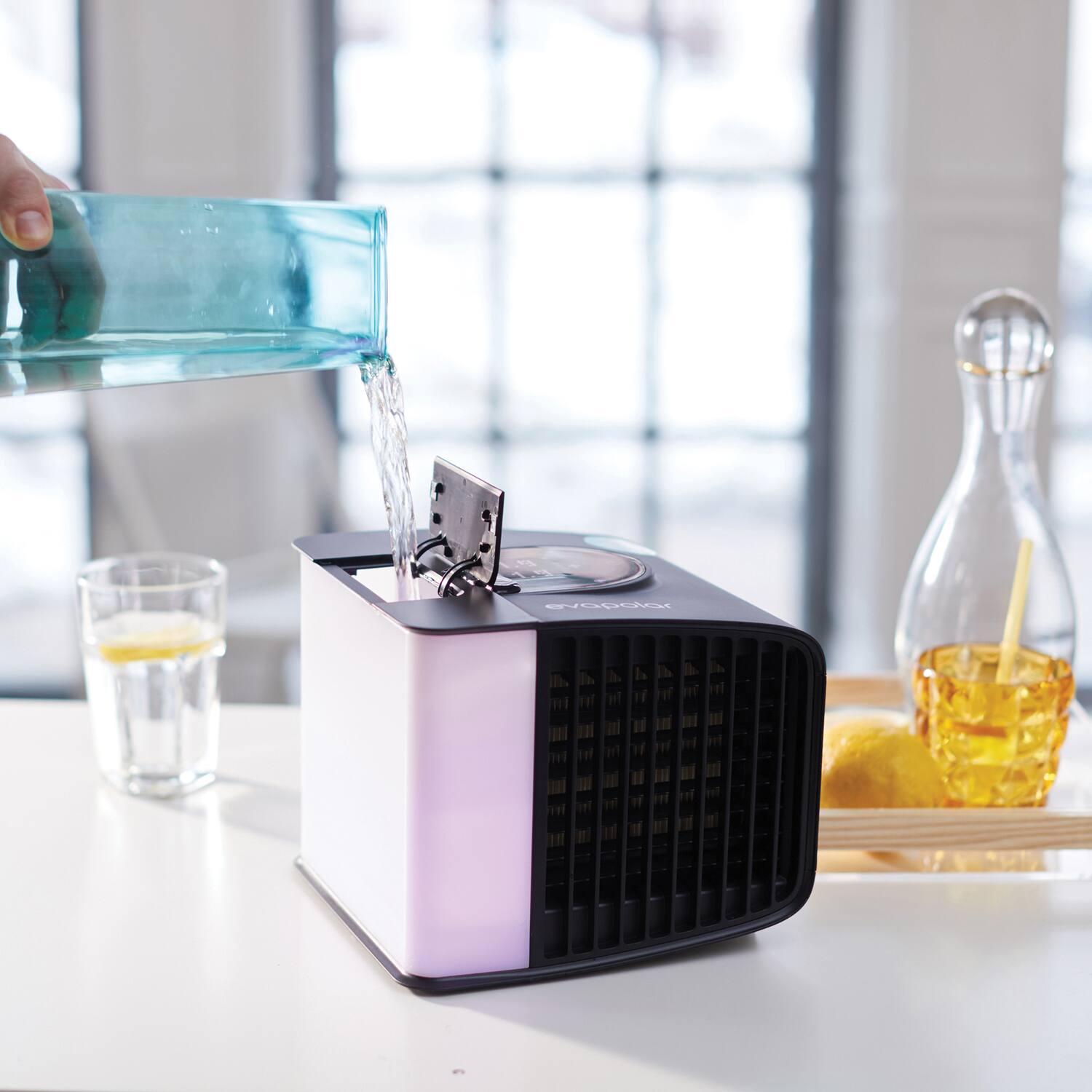 Alt View 7. Evapolar - 12.5-Watt evaSMART Personal Air Cooler - Gray.