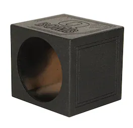 QPower - QBOMB12S 12 Inch Sealed Subwoofer Enclosure, Car Audio Sub Speaker Box - Black