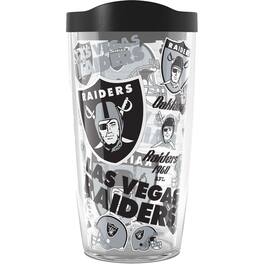 Tervis - Las Vegas Raiders 16oz. Allover Classic Tumbler - Multicolor