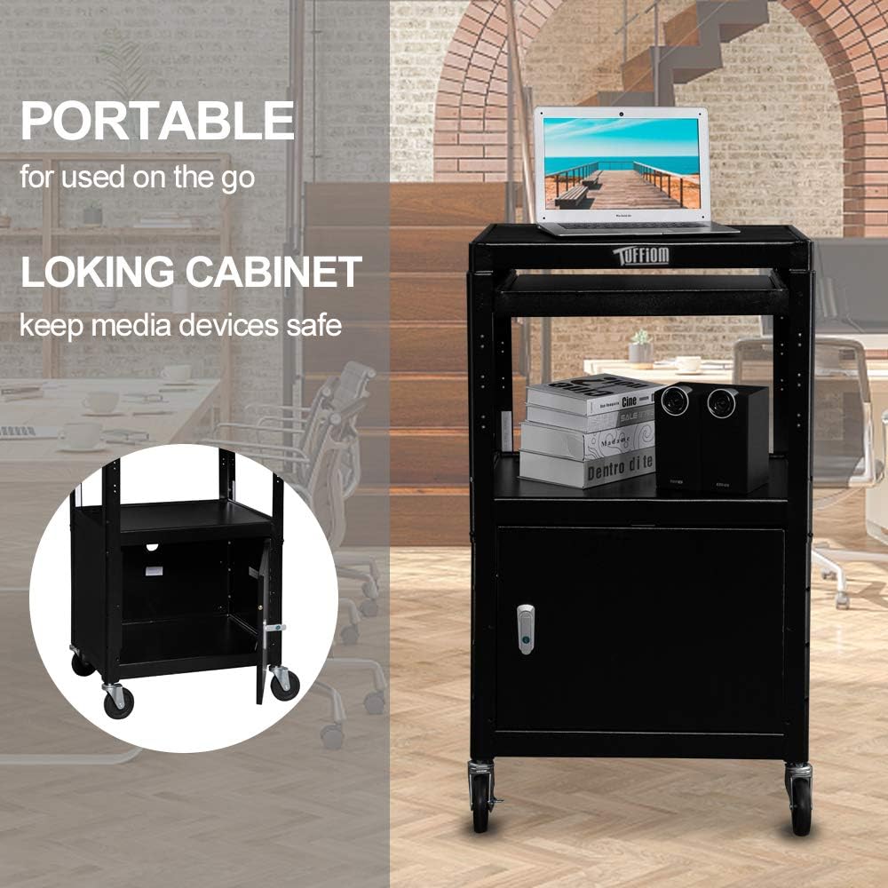 PORTABLE for used on the go  
LOKING CABINET keep media devices safe  
UFFIOM Cine Cine  
Medias Dentro dite