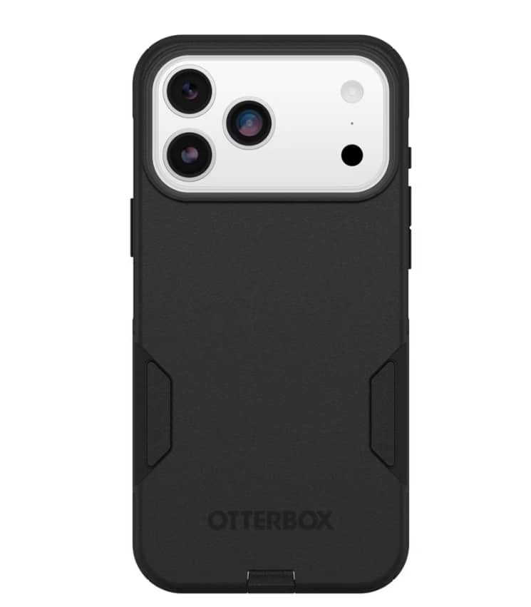 OtterBox - iPhone 17 Pro Max Commuter Series Case for MagSafe with Camera Control - Black - Clear