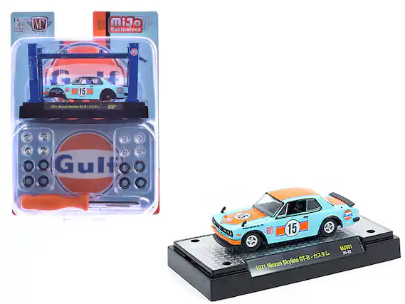 14+
3,300 pcs
WORLDWIDE
M2
miJ Exclusive
1971 Nissan Skyline GT-R - ガソリン
MJS01
Gulf
15
1971 Nissan Skyline GT-R - ガソリン
MJS01
25-22