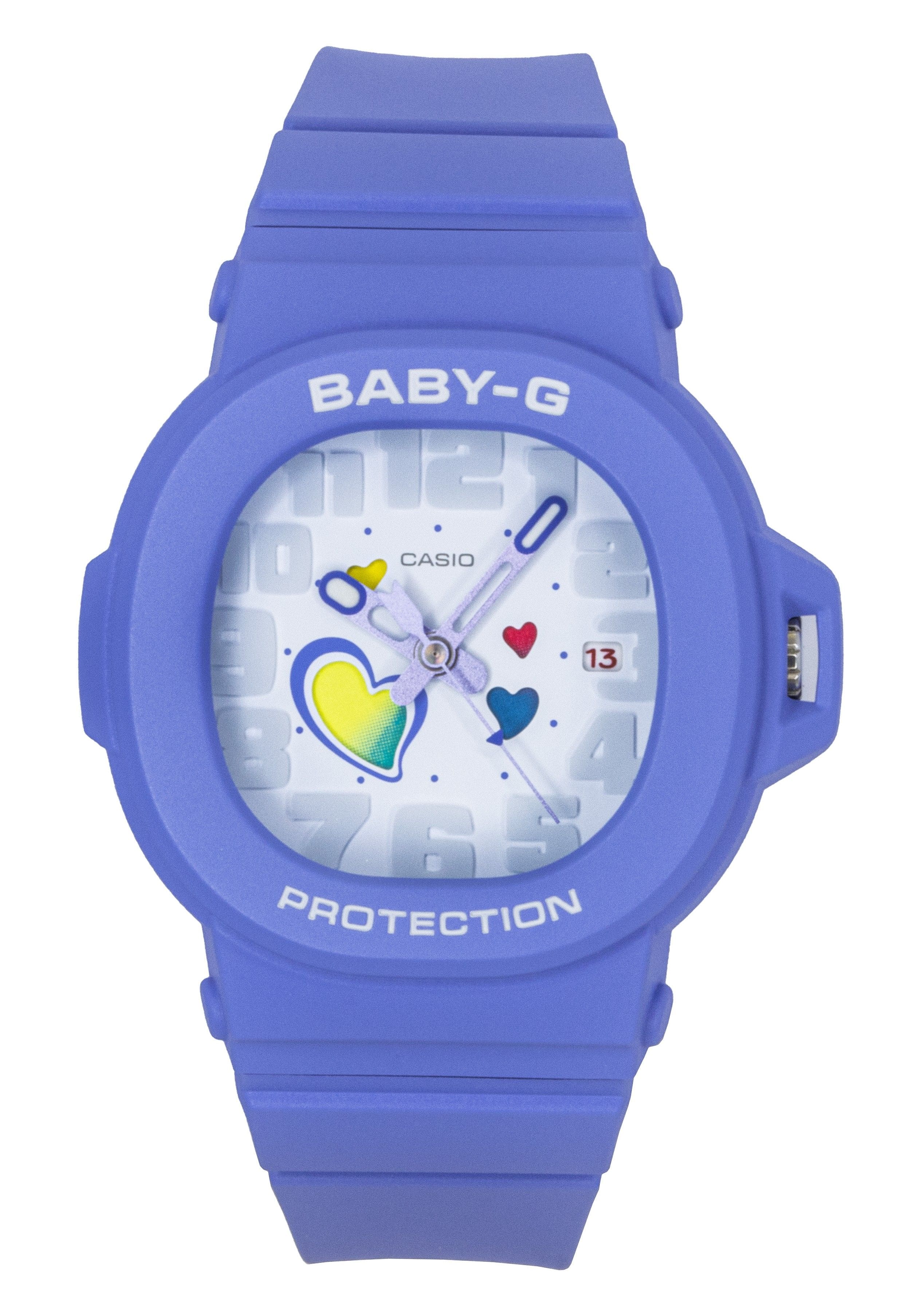 Casio Baby G Analog Playful Hearts Series Dial Quartz BGA 10 6A