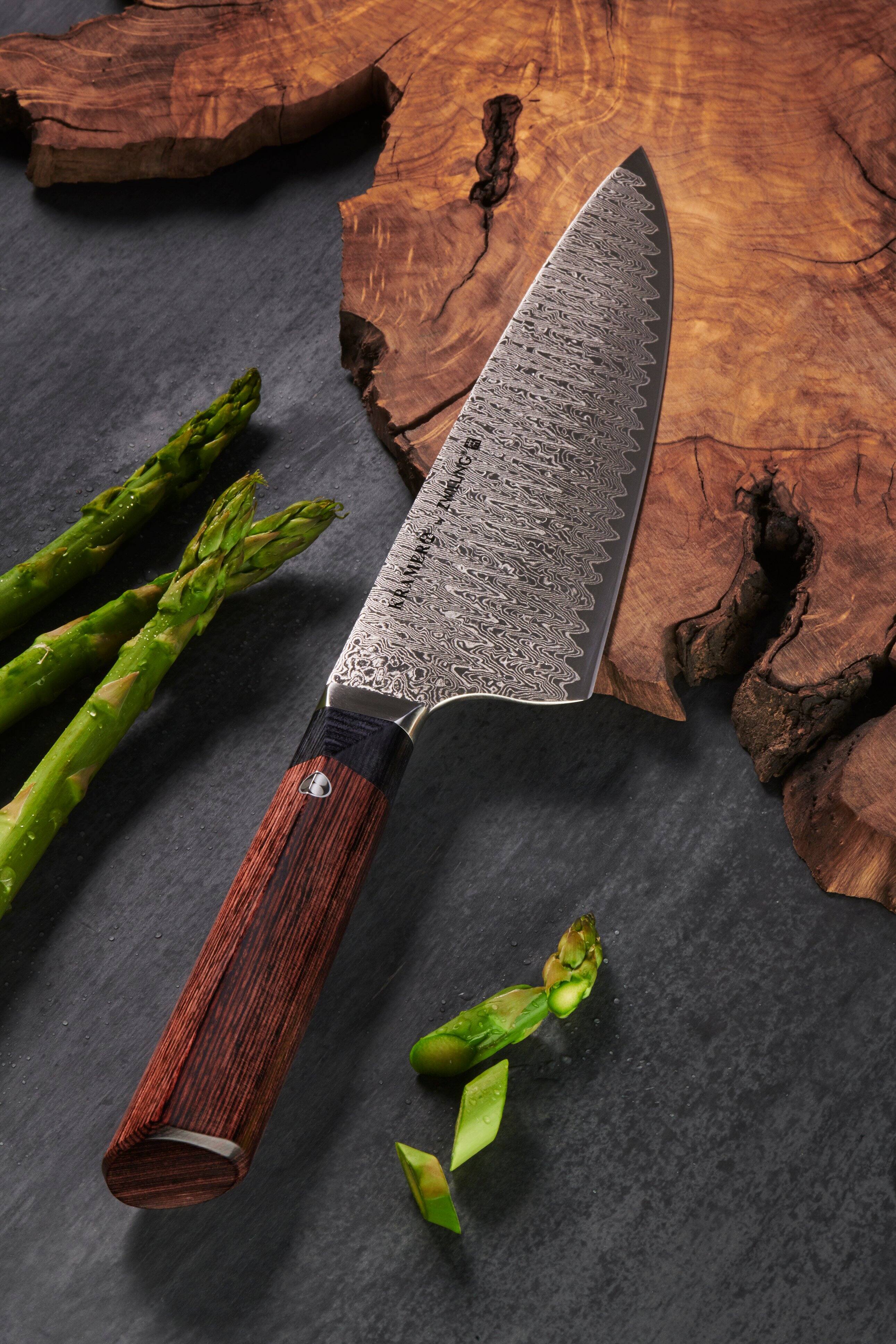 Alt View 5. ZWILLING - KRAMER by ZWILLING Meiji 8-inch Chef's Knife - Stainless Steel.