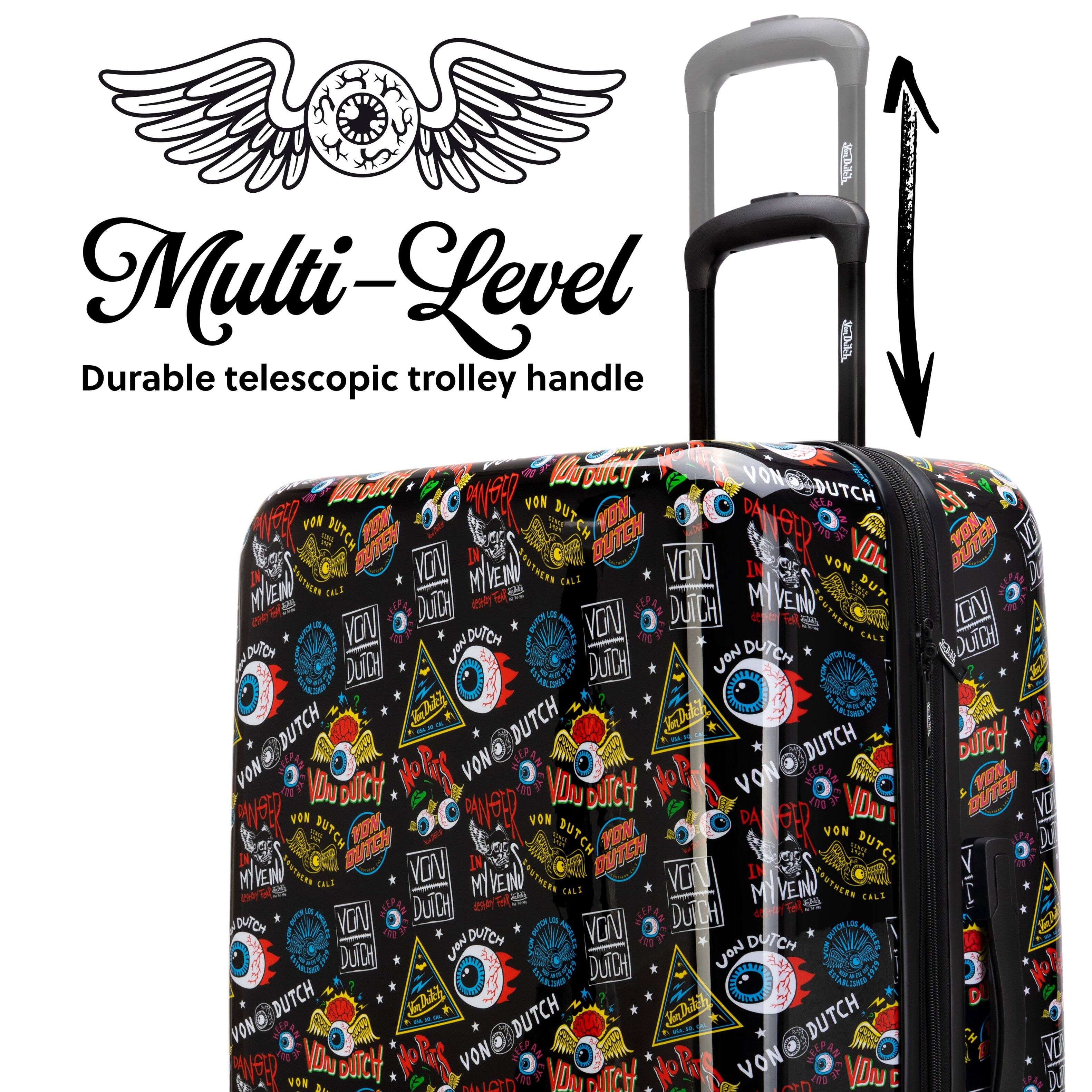 Multi-Level  
Durable telescopic trolley handle