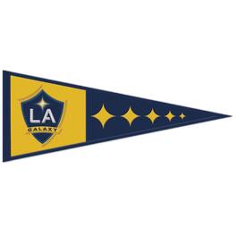 WinCraft - LA Galaxy 13" x 32" Wool Primary Logo Pennant - Multicolor