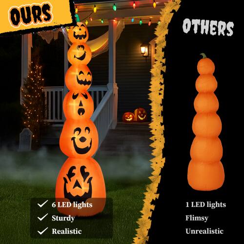 OURS
OTHERS
6 LED lights
Sturdy
Realistic
1 LED lights
Flimsy
Unrealistic