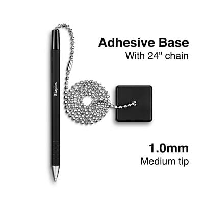 Adhesive Base  
With 24" chain  

1.0mm  
Medium tip