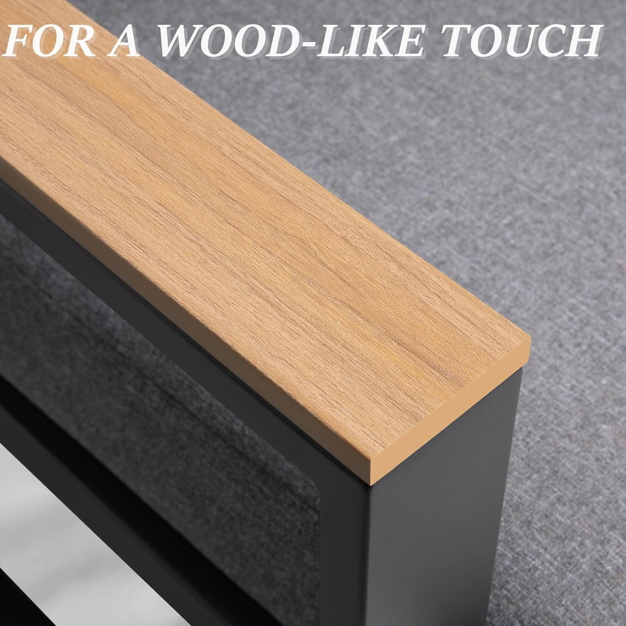 FOR A WOOD-LIKE TOUCH