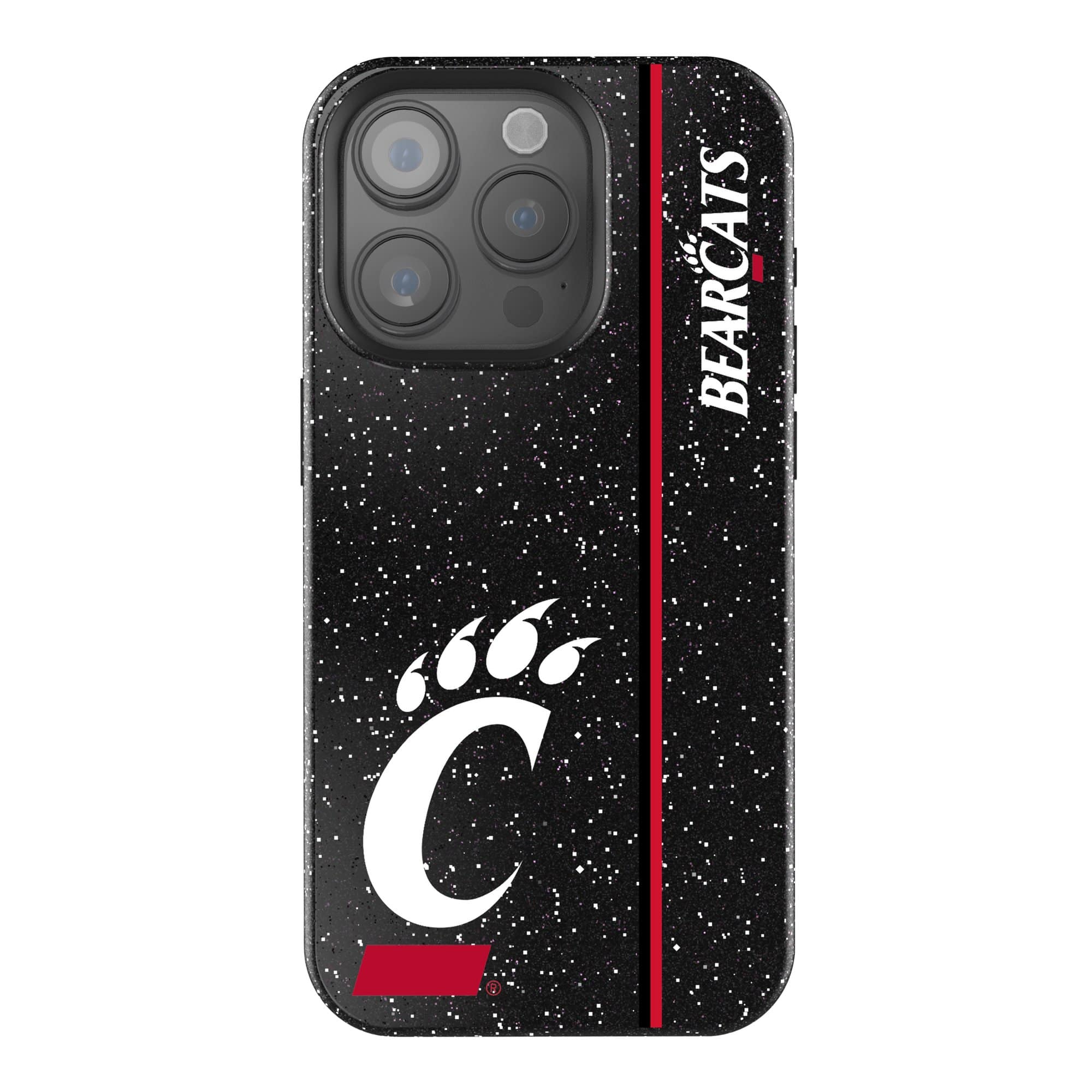 Keyscaper - NCAA - Cincinnati Bearcats iPhone Bling Case - 14 Pro Max - Black