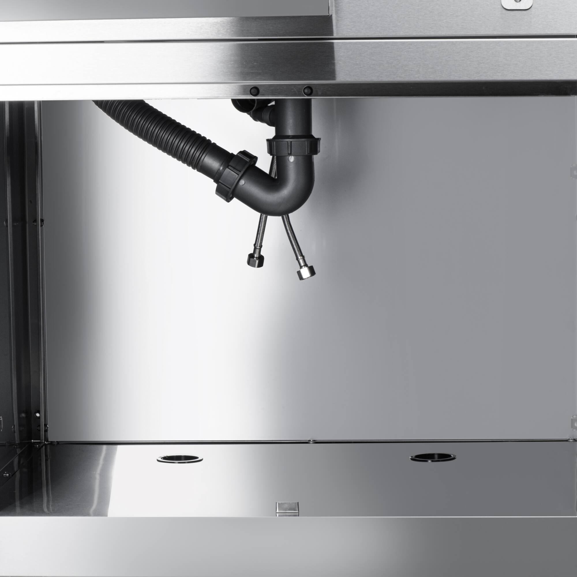 Alt View 5. Koolmore - 32 in. Sink with Cabinet in Stainless-Steel for Outdoor Kitchen (KM-OKS-SWC) - Stainless Steel.