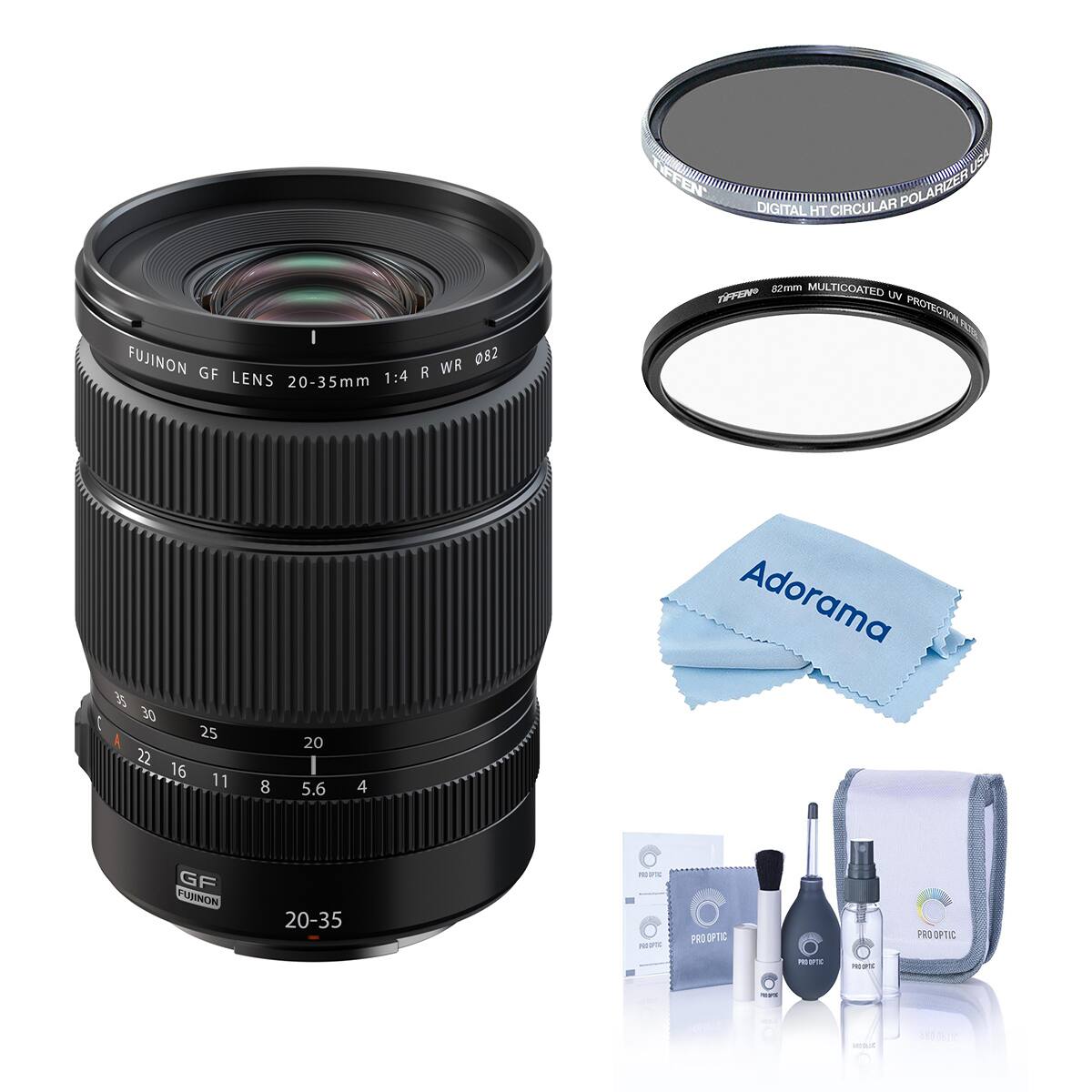 3 POLARIZER DIGITAL HT CIRCULAR I FUJINON GF 1:4 LENS 20-35mm WR 082 R 02wn MULTICOATED nro UV PROTECTION B5 30 C 25 22 16 11 8 20 5.6 4 Adorama GF FURNON 20-35 nUs - PRO OTC PRS 1 E PRTS - N