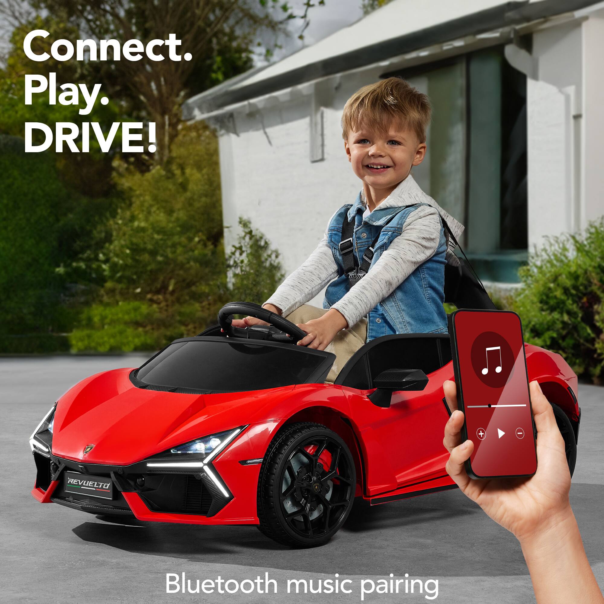 Connect. Play. DRIVE!  
Bluetooth music pairing