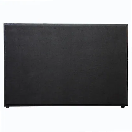 Front. ATS Acoustics - Studio Stacker Portable and Stackable Gobo and Bass Trap 24" x 36" x 10" - Black/Black Black Finish.